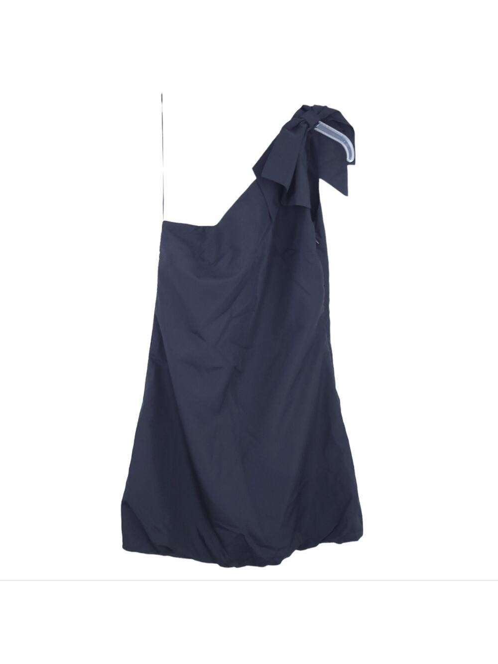 Delia's Black One Shoulder Cocktail Party Dress Bow Shoulder Size 1 Solid